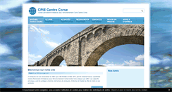 Desktop Screenshot of cpie-centrecorse.fr
