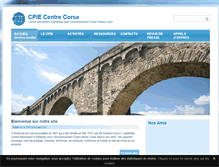 Tablet Screenshot of cpie-centrecorse.fr